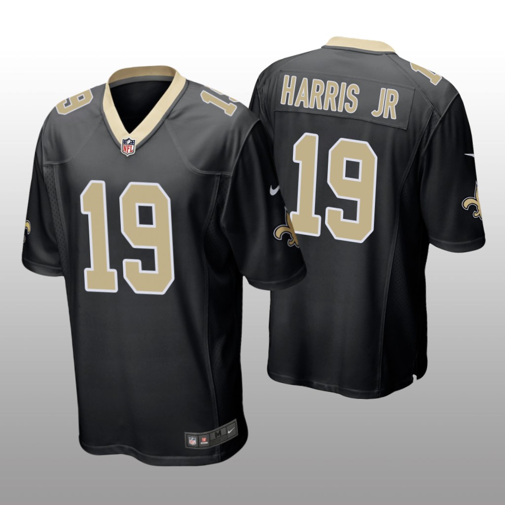 New Orleans Saints Chris Harris Jr Black Jersey Game - Men's