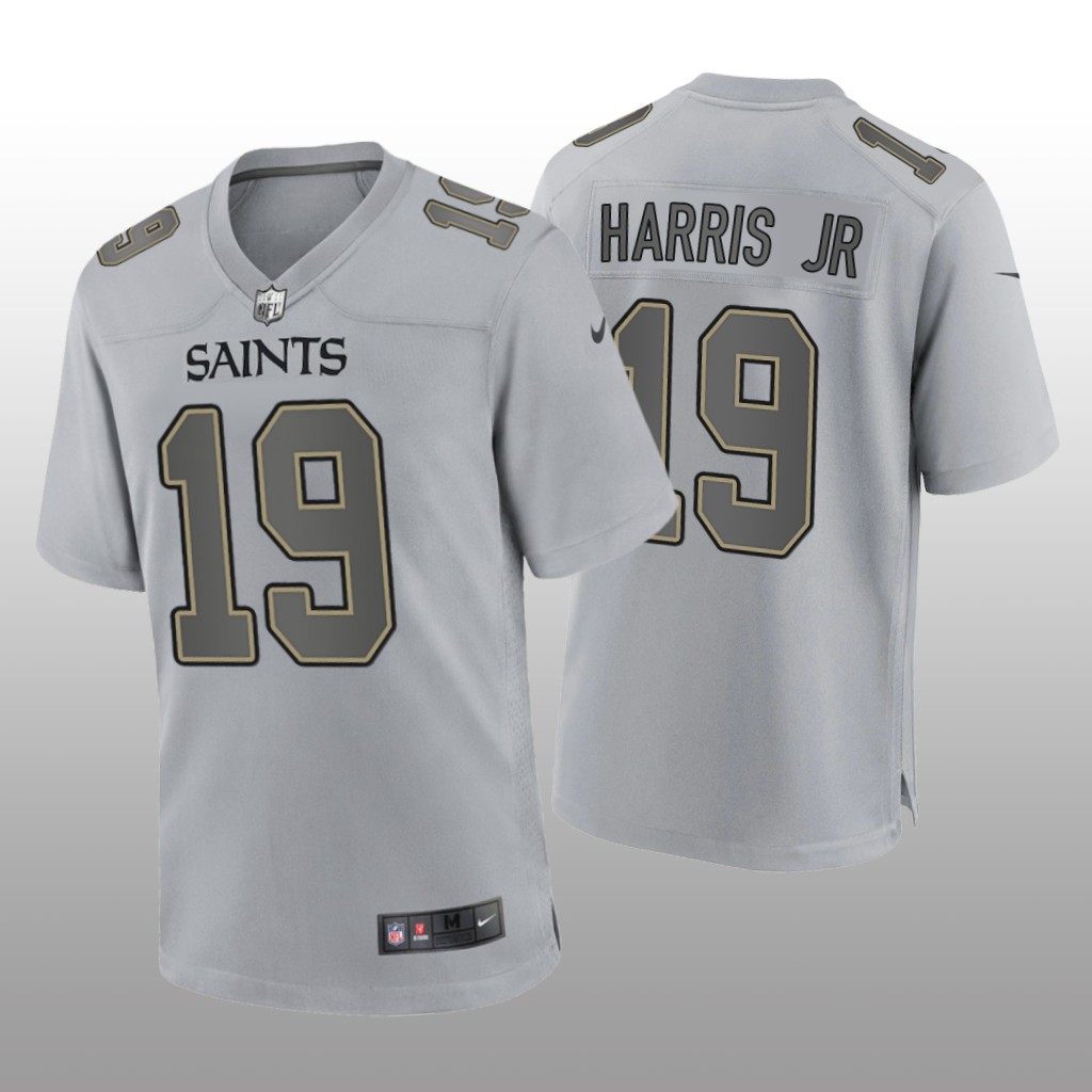 New Orleans Saints Chris Harris Jr Gray Jersey Atmosphere Fashion Game - Men's