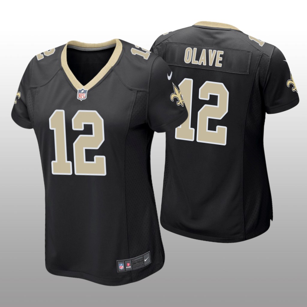 New Orleans Saints Chris Olave Black Jersey Game - Women's