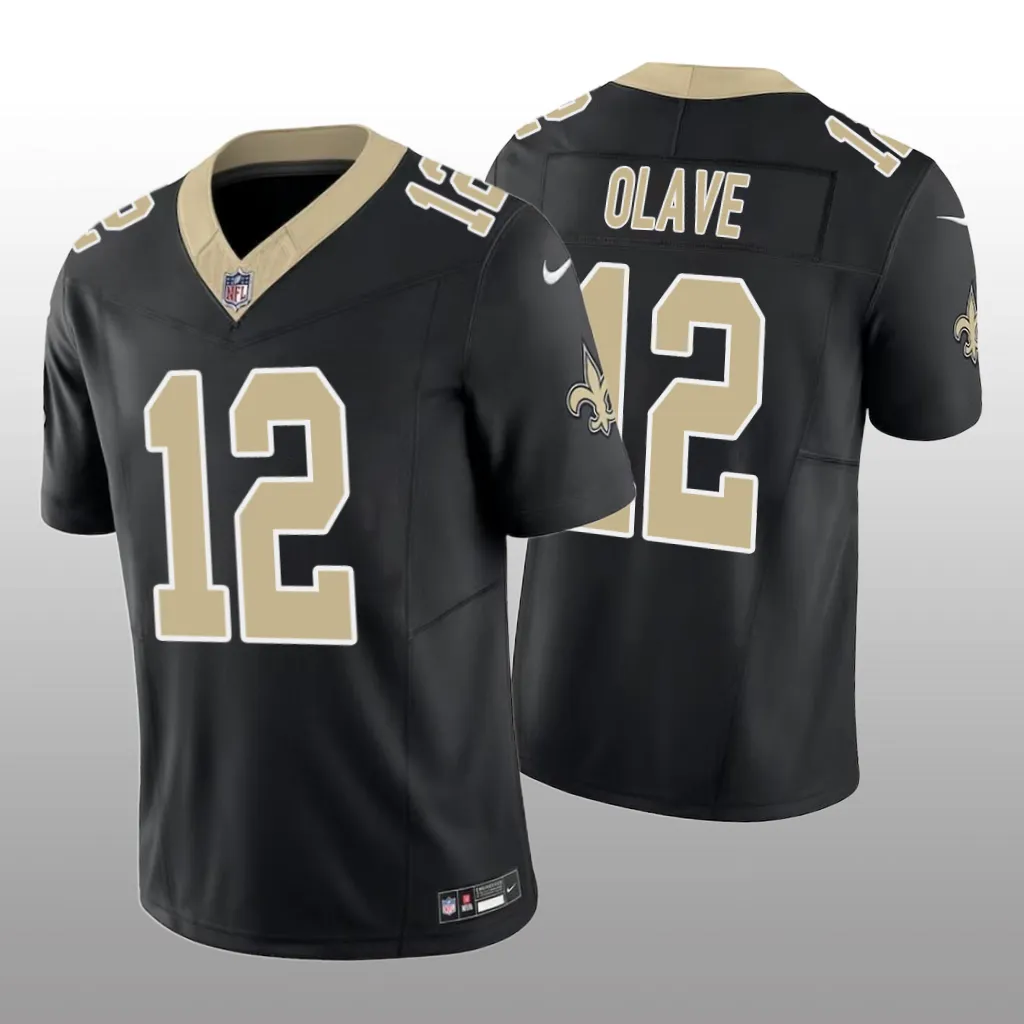 New Orleans Saints Chris Olave Black Jersey Vapor F.U.S.E. Limited  - Men's