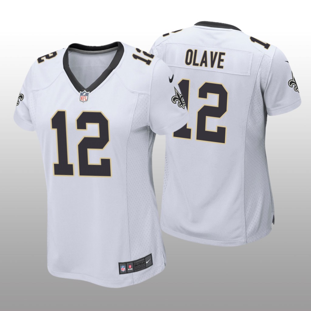 New Orleans Saints Chris Olave White Jersey Game - Women's