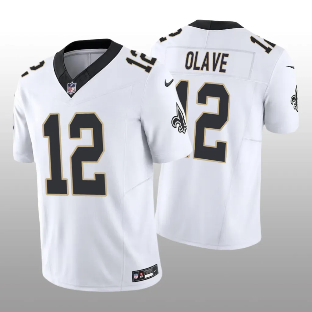 New Orleans Saints Chris Olave White Jersey Vapor F.U.S.E. Limited - Men's