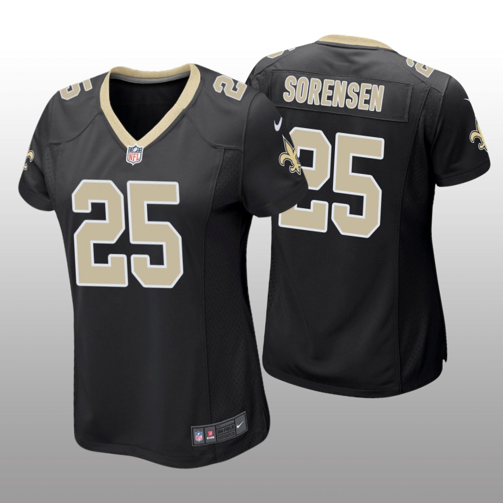 New Orleans Saints Daniel Sorensen Black Jersey Game - Women's