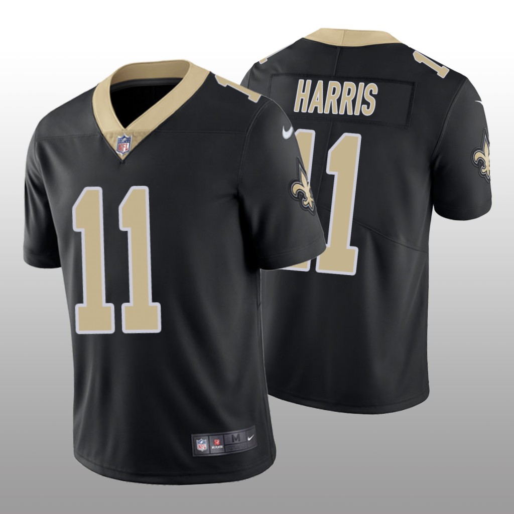 New Orleans Saints Deonte Harris Black Jersey Vapor Limited - Men's
