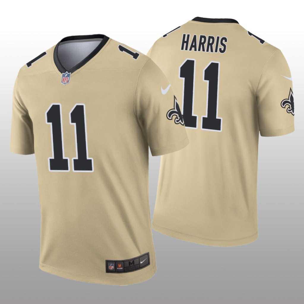 New Orleans Saints Deonte Harris Gold Jersey Inverted Legend - Men's