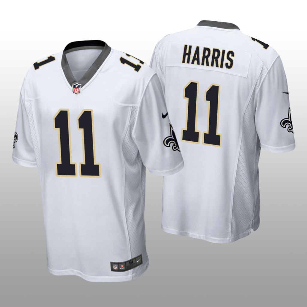New Orleans Saints Deonte Harris White Jersey Game - Men's