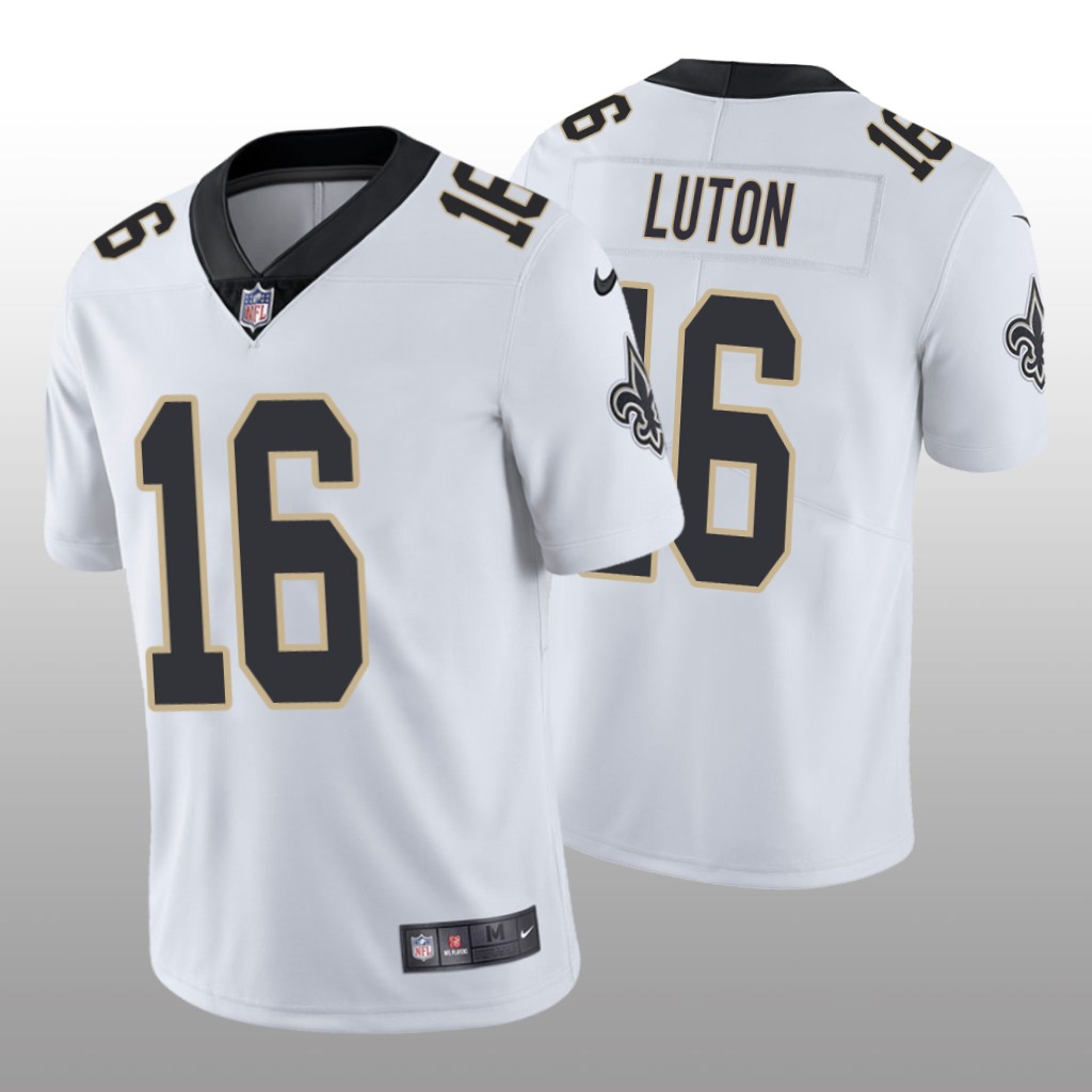 New Orleans Saints Jake Luton White Jersey Vapor Limited - Men's