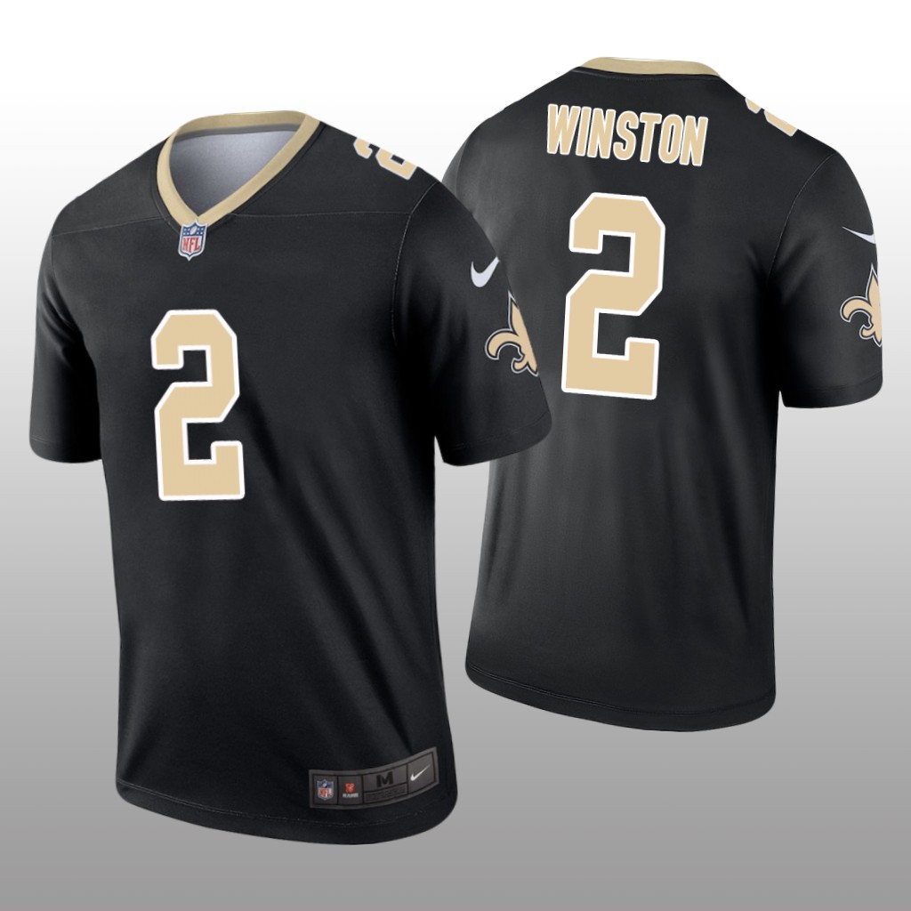 New Orleans Saints Jameis Winston Black Jersey Legend - Men's
