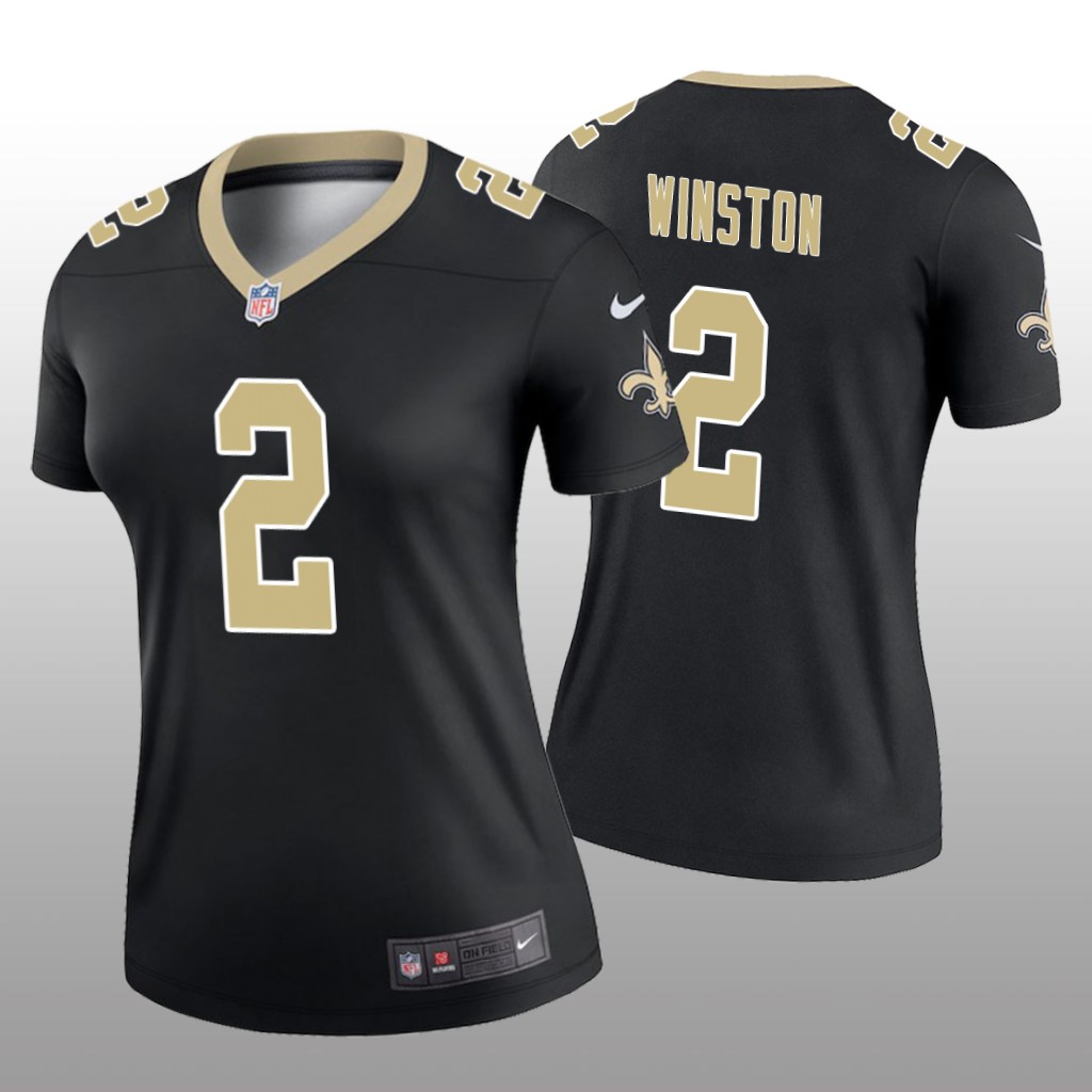 New Orleans Saints Jameis Winston Black Jersey Legend - Women's