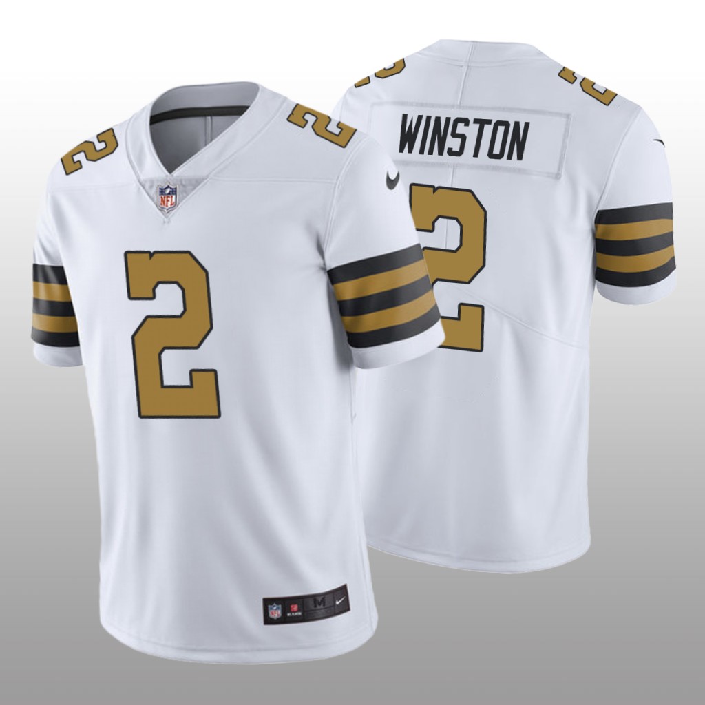 New Orleans Saints Jameis Winston White Jersey Color Rush Limited - Men's