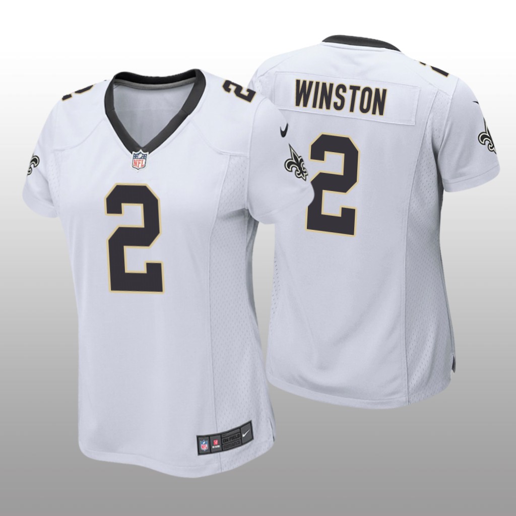 New Orleans Saints Jameis Winston White Jersey Game - Women's