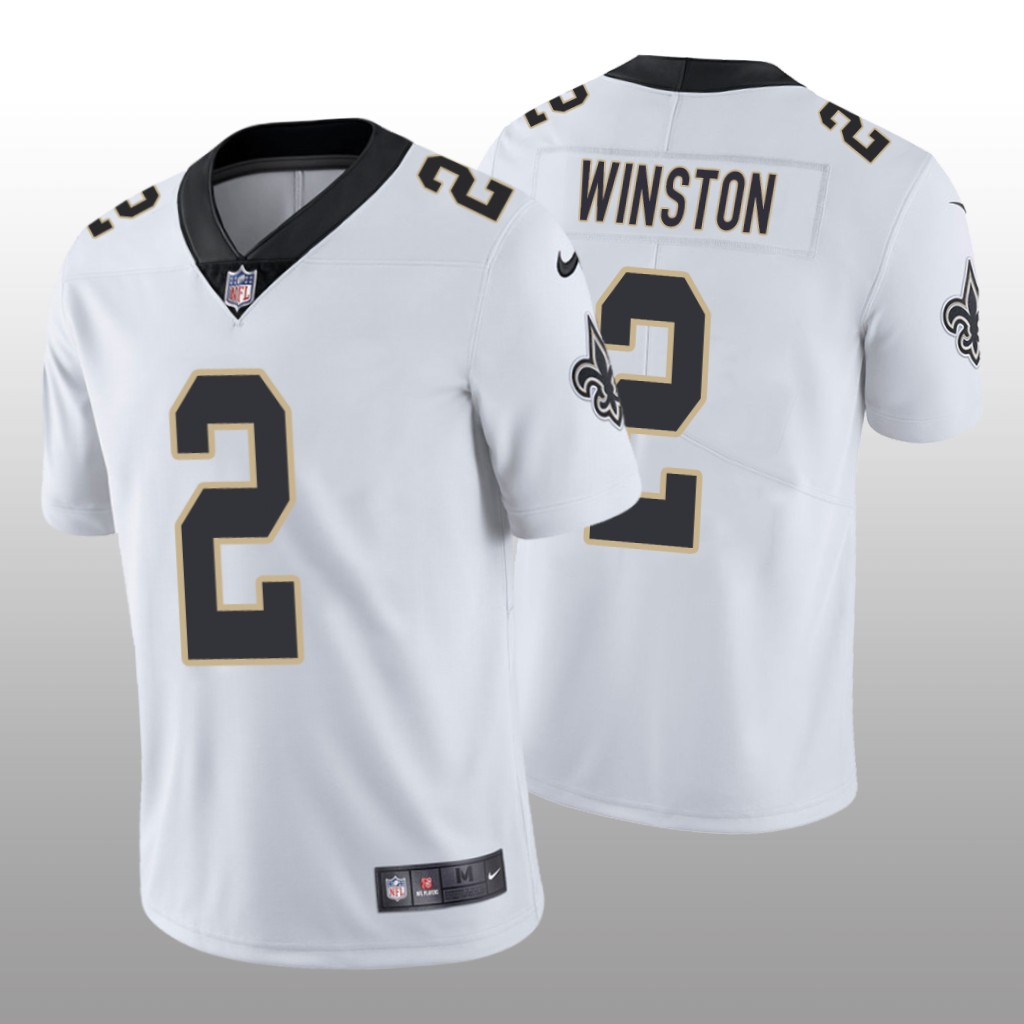 New Orleans Saints Jameis Winston White Jersey Vapor Limited - Men's