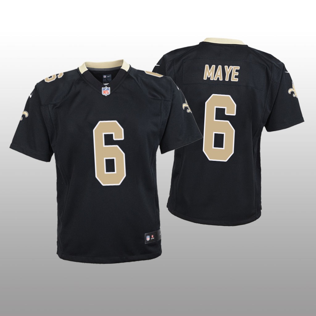 New Orleans Saints Marcus Maye Black Jersey Game - Youth
