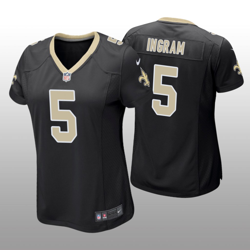 New Orleans Saints Mark Ingram Black Jersey Game - Women's