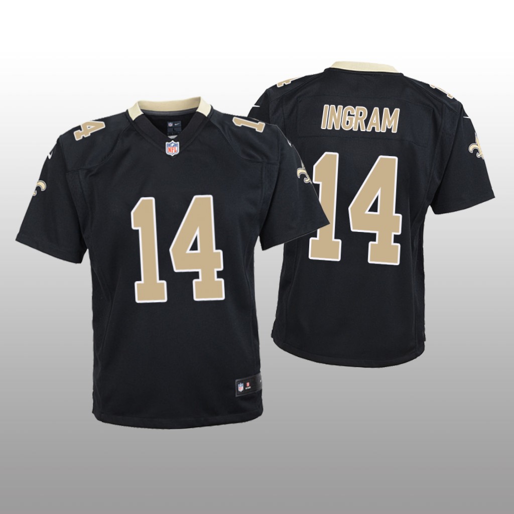 New Orleans Saints Mark Ingram Black Jersey Game - Youth