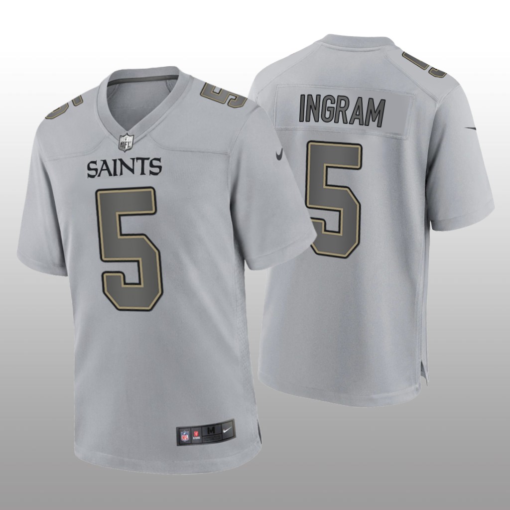 New Orleans Saints Mark Ingram Gray Jersey Atmosphere Fashion Game - Men's