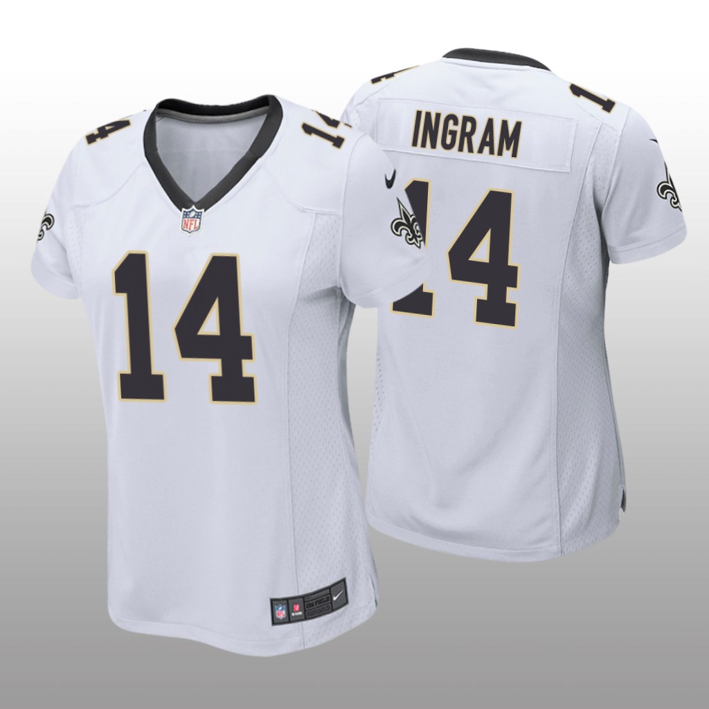 New Orleans Saints Mark Ingram White Jersey Game - Women's