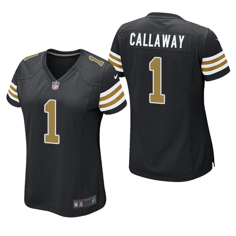 New Orleans Saints Marquez Callaway Black Jersey Alternate Game - Women's