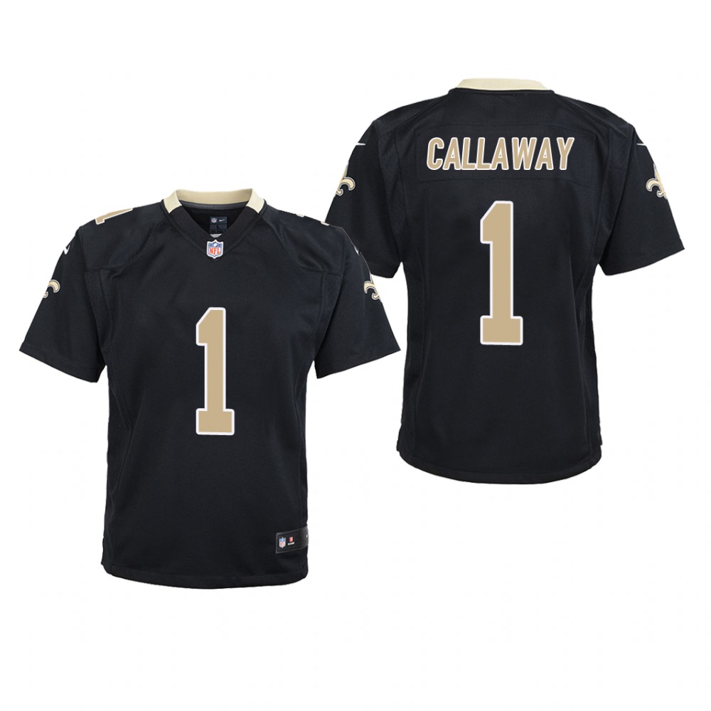 New Orleans Saints Marquez Callaway Black Jersey Game - Youth