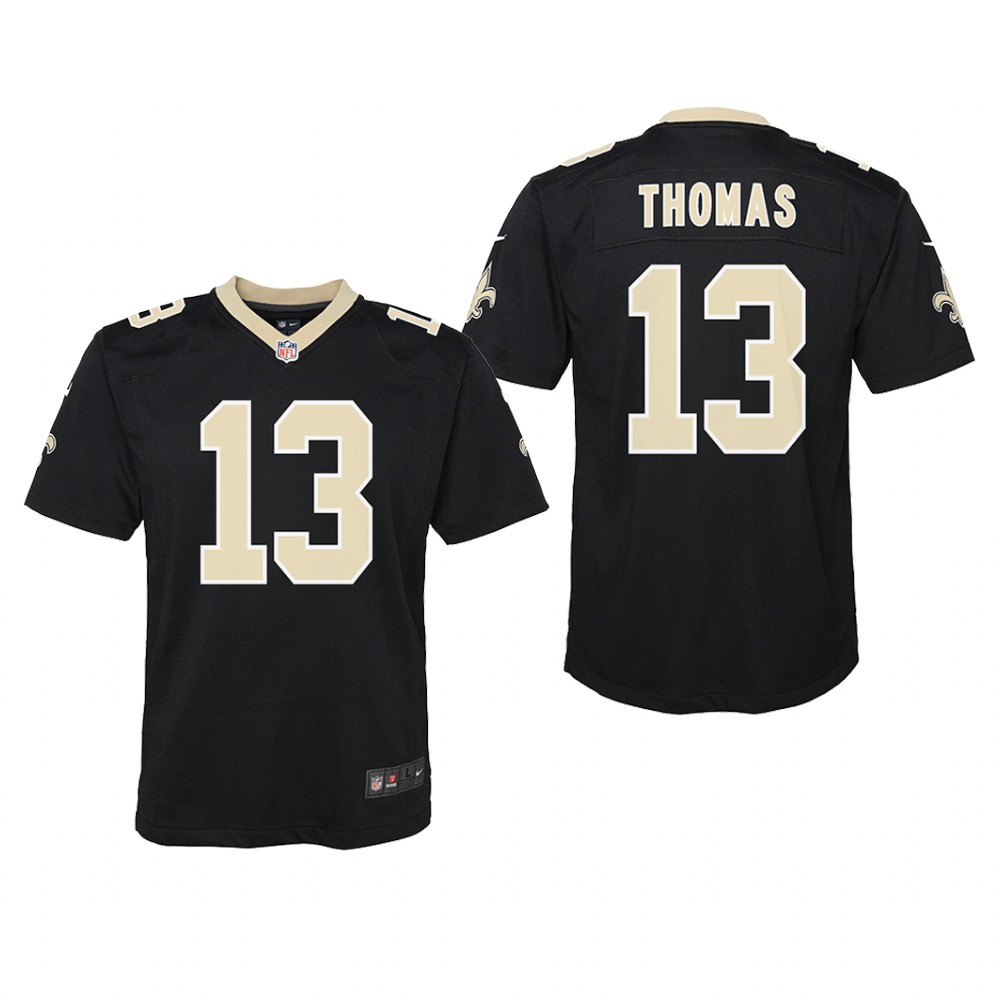 New Orleans Saints Michael Thomas Black Jersey Game - Youth