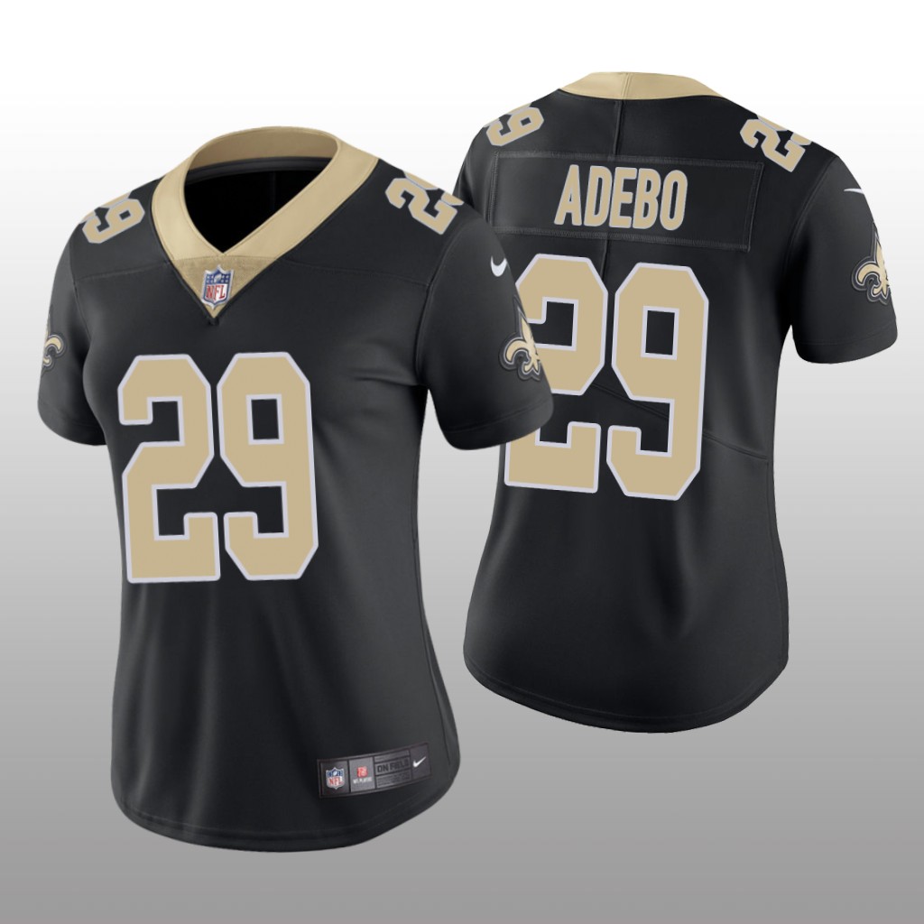 New Orleans Saints Paulson Adebo Black Jersey Vapor Limited - Women's