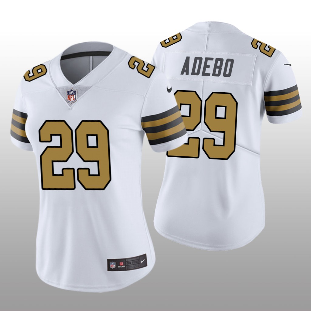 New Orleans Saints Paulson Adebo White Jersey Color Rush Limited - Women's