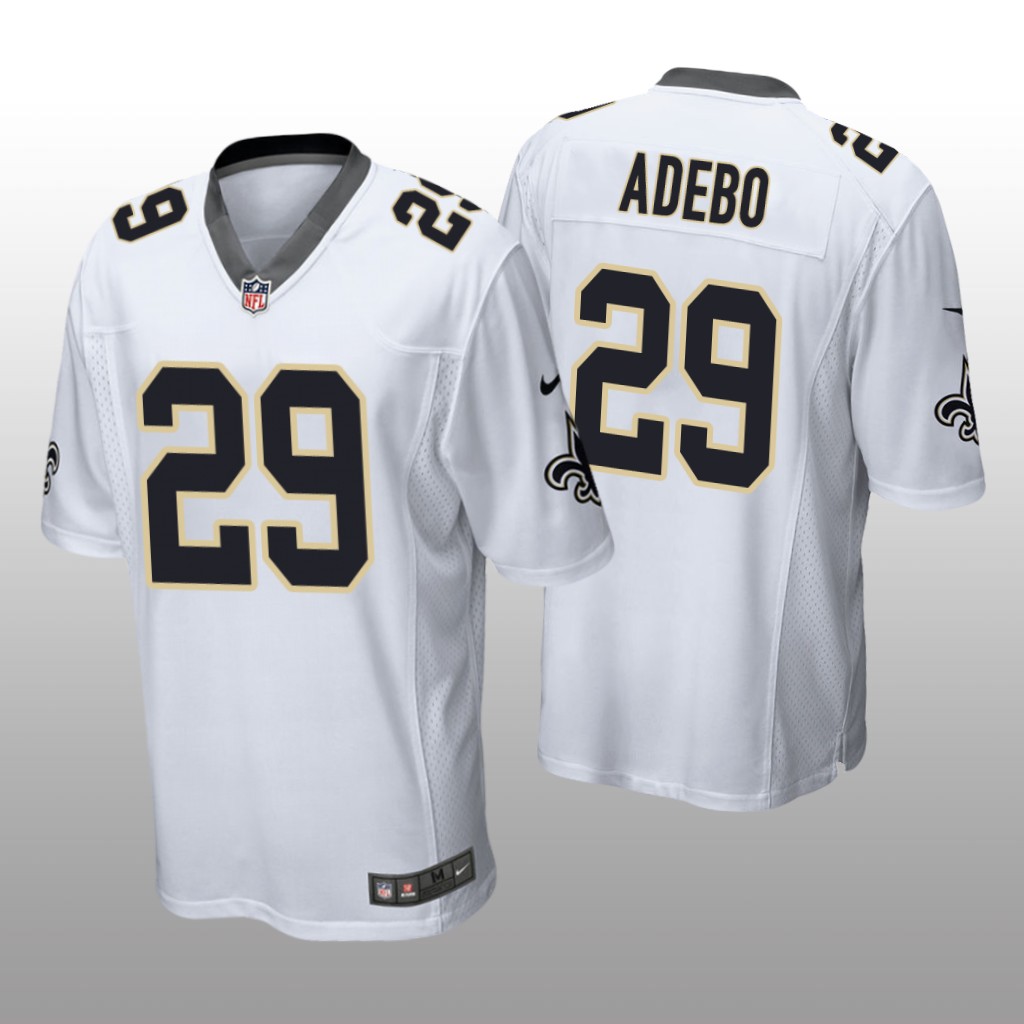 New Orleans Saints Paulson Adebo White Jersey Game - Men's