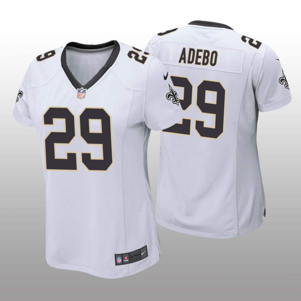 New Orleans Saints Paulson Adebo White Jersey Game - Women's