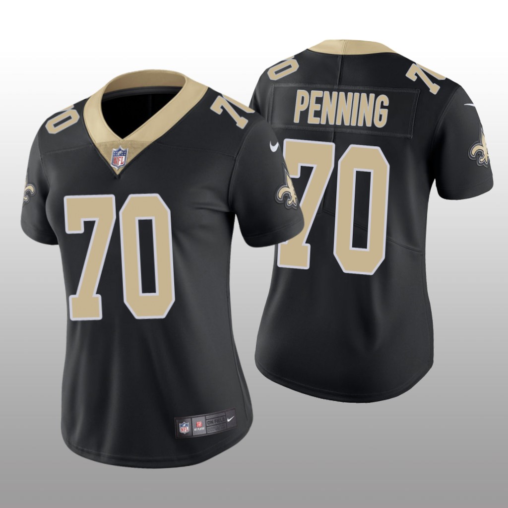 New Orleans Saints Trevor Penning Black Jersey Vapor Limited - Women's