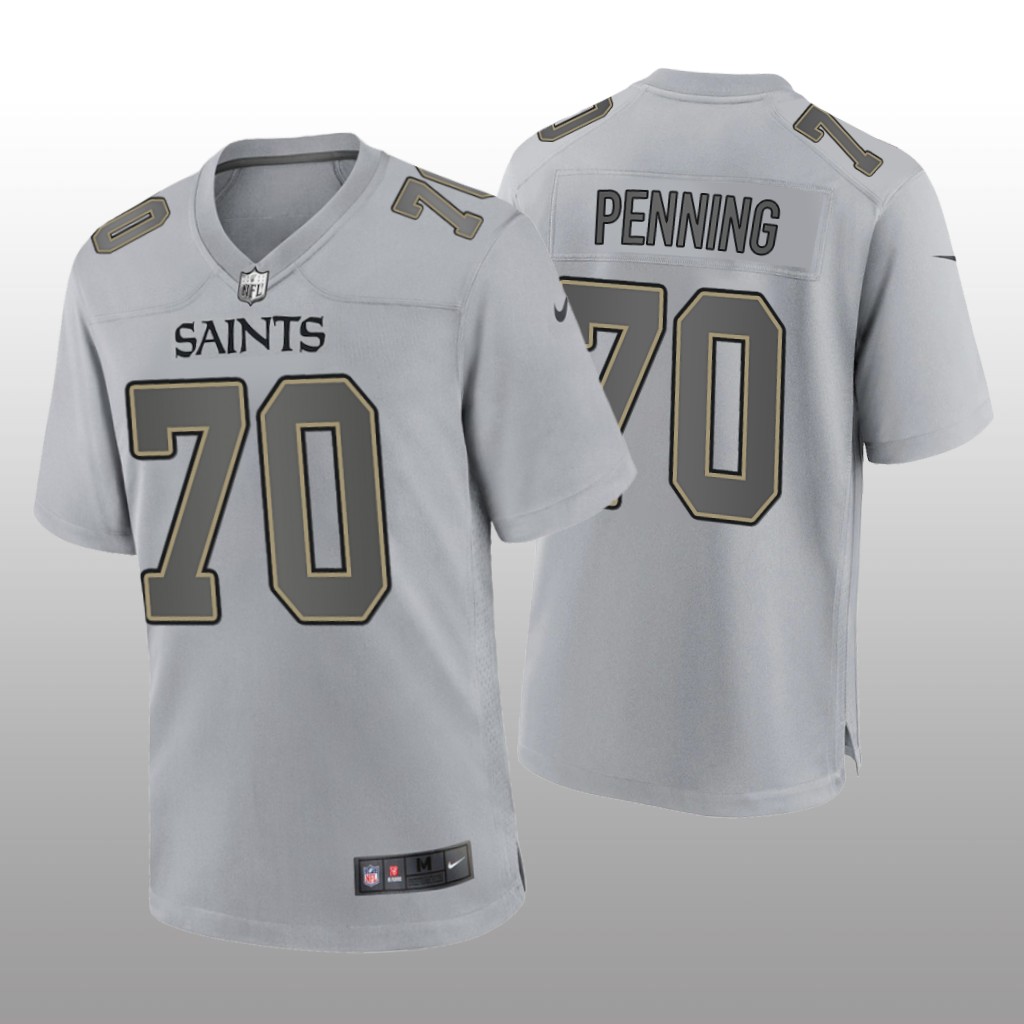 New Orleans Saints Trevor Penning Gray Jersey Atmosphere Fashion Game - Men's