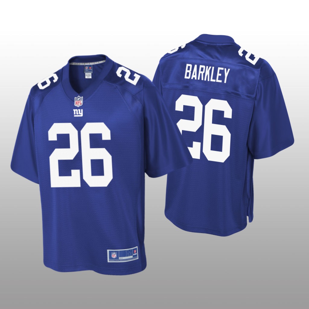 New York Giants #26 Royal Saquon Barkley Pro Line Jersey - Youth