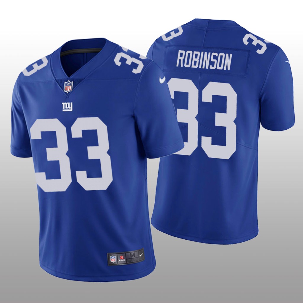 New York Giants Aaron Robinson Blue Jersey Vapor Limited - Men's