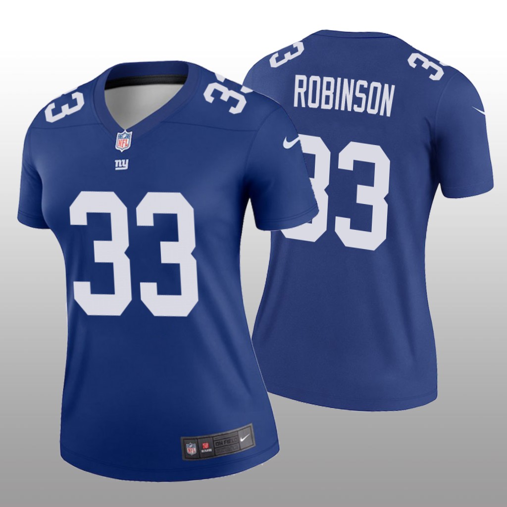 New York Giants Aaron Robinson Royal Jersey Legend - Women's