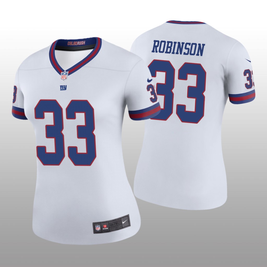 New York Giants Aaron Robinson White Jersey Color Rush Legend - Women's