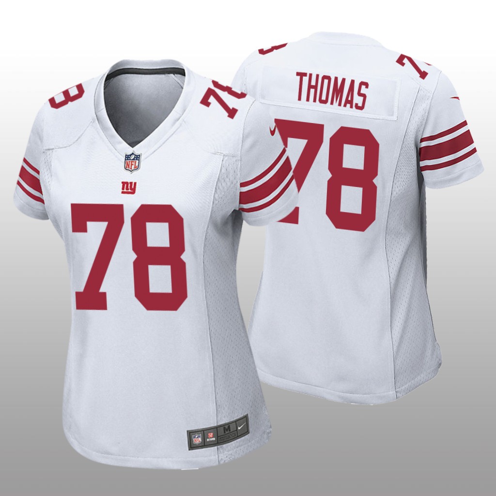 New York Giants Andrew Thomas White Jersey Game - Women's