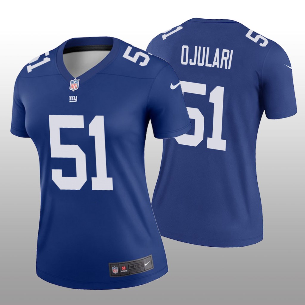 New York Giants Azeez Ojulari Royal Jersey Legend - Women's