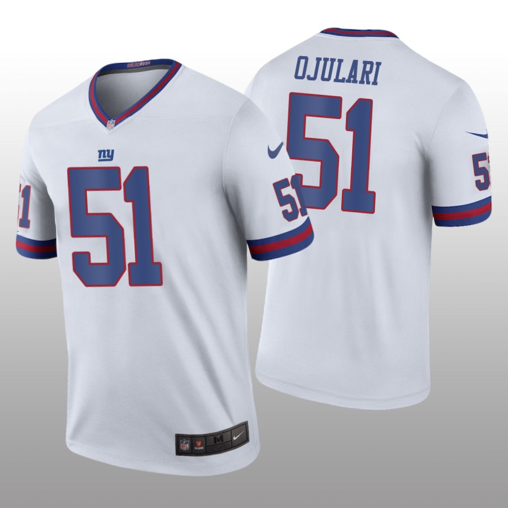New York Giants Azeez Ojulari White Jersey Color Rush Legend - Men's