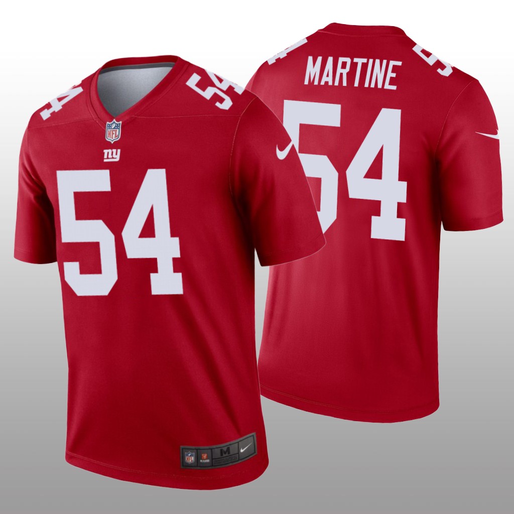 New York Giants Blake Martinez Red Jersey Inverted Legend - Men's