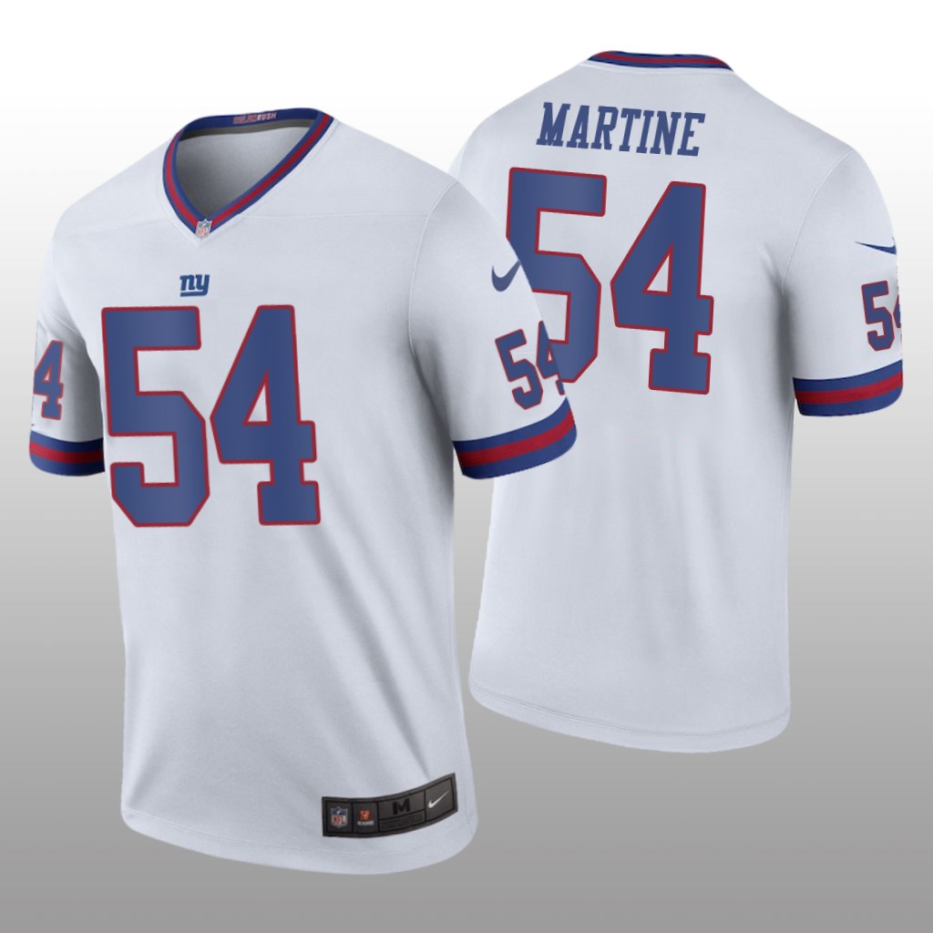 New York Giants Blake Martinez White Jersey Color Rush Legend - Men's