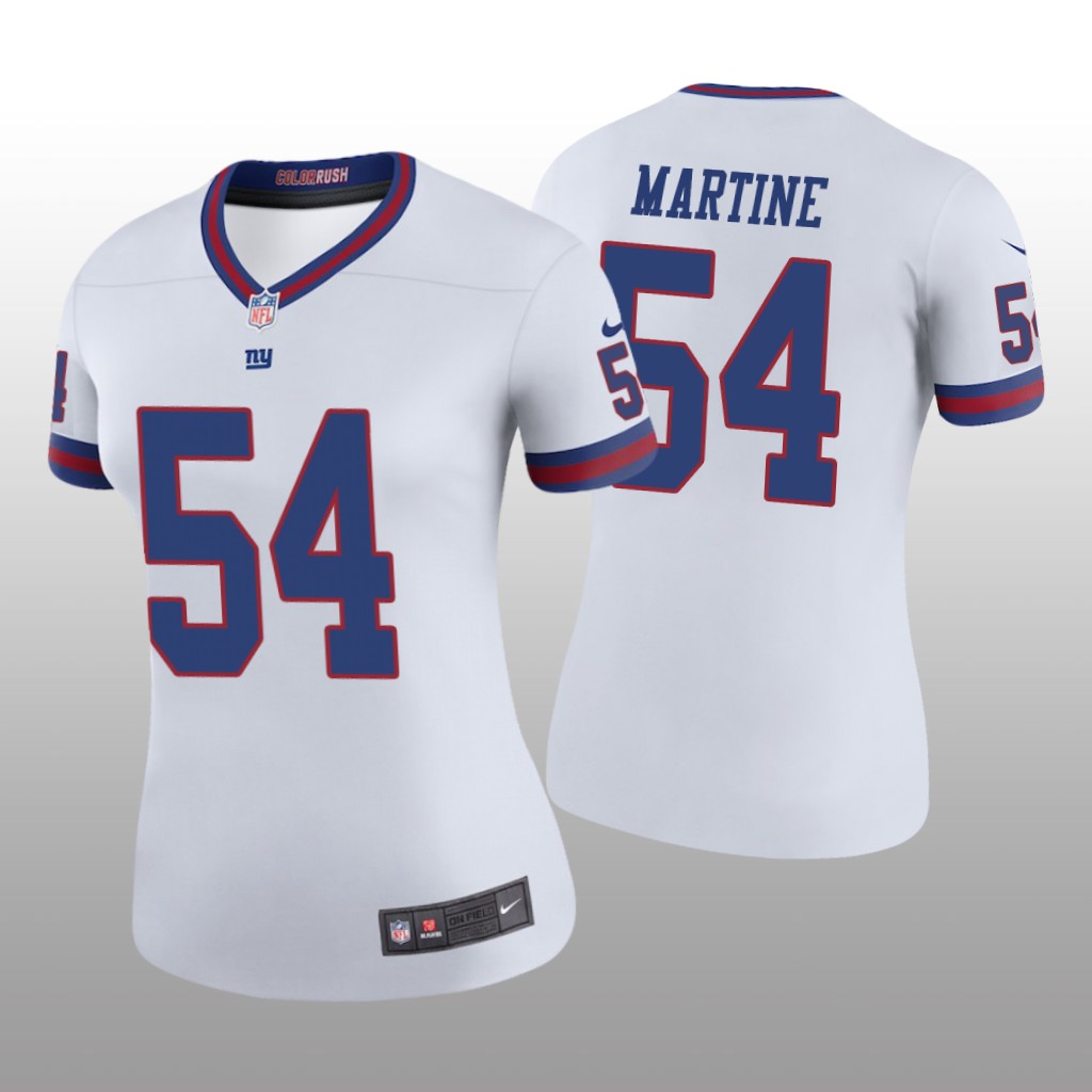 New York Giants Blake Martinez White Jersey Color Rush Legend - Women's