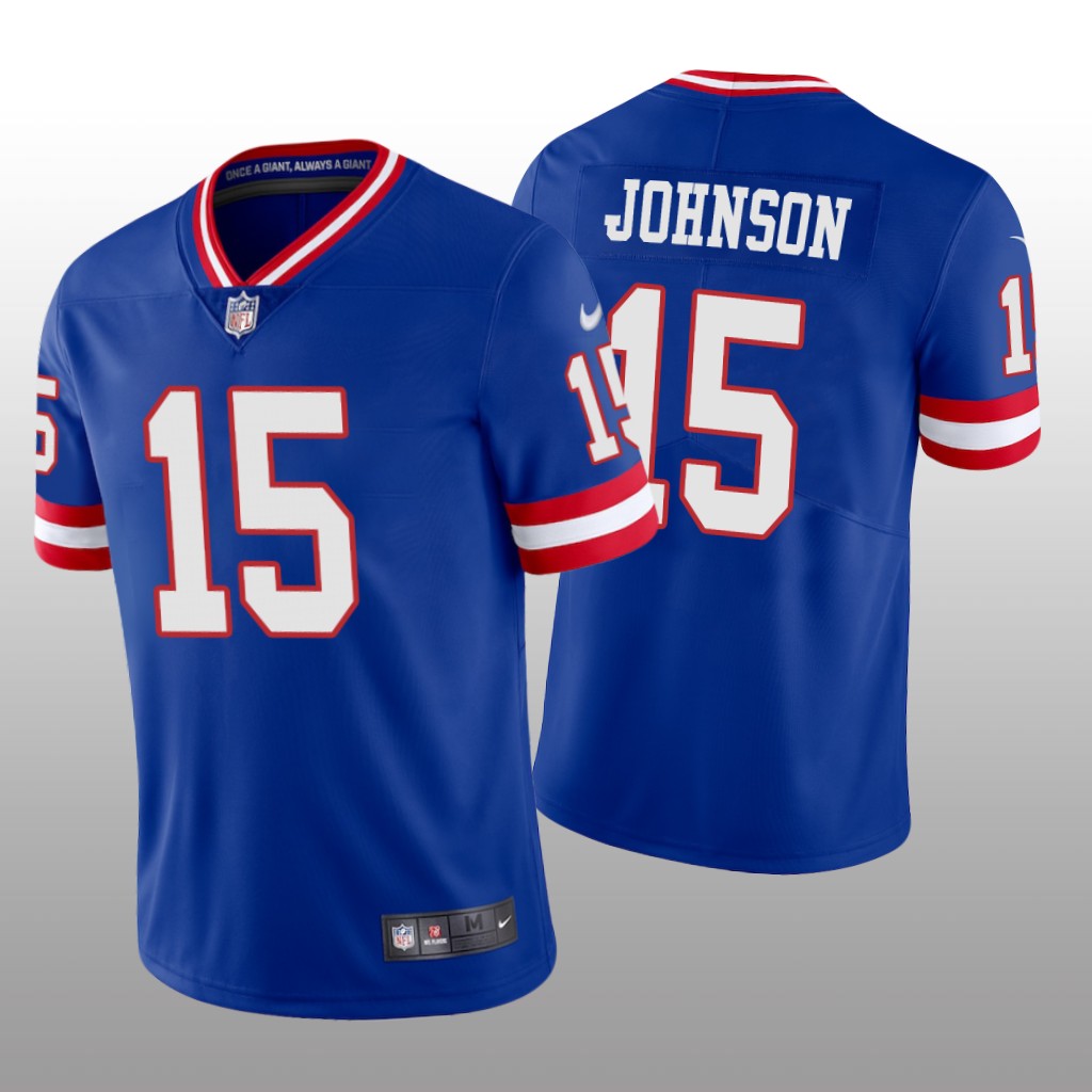 New York Giants Collin Johnson Royal Jersey Vapor Limited - Men's