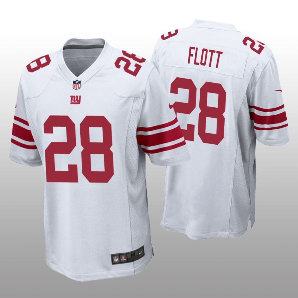 New York Giants Cordale Flott White Jersey Game - Men's