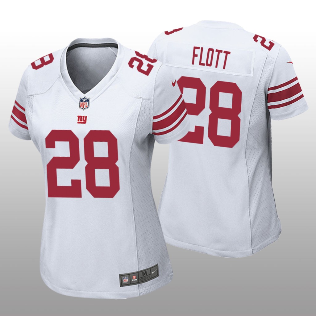 New York Giants Cordale Flott White Jersey Game - Women's