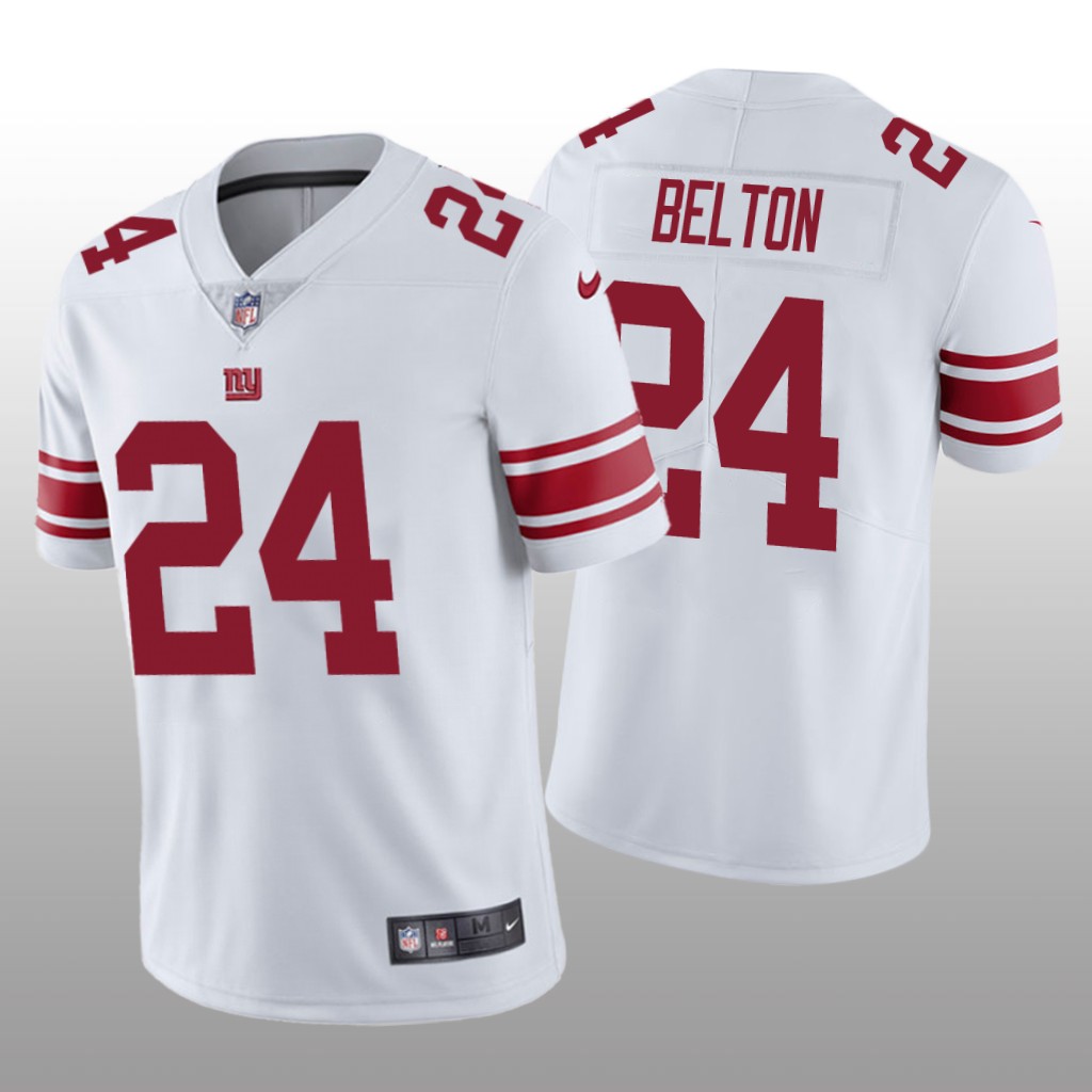 New York Giants Dane Belton White Jersey Vapor Limited - Men's