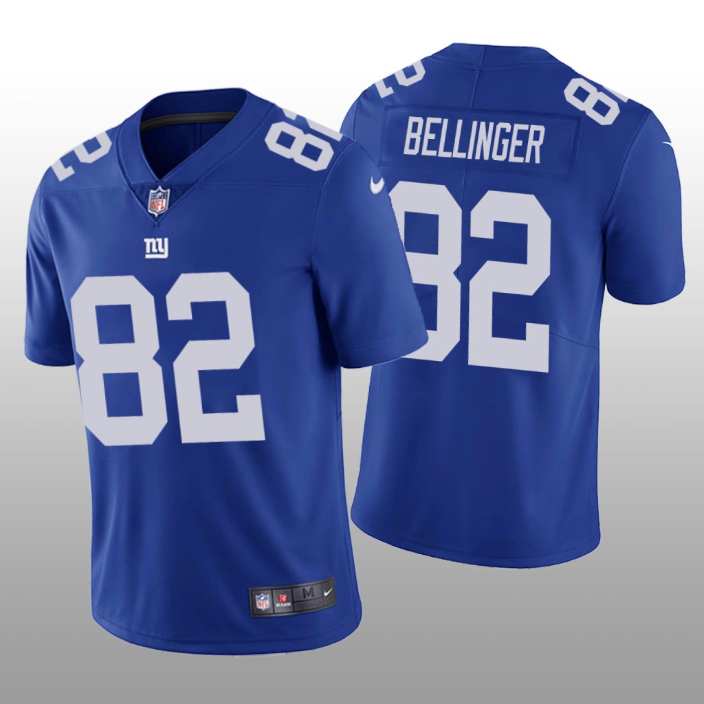 New York Giants Daniel Bellinger Blue Jersey Vapor Limited - Men's