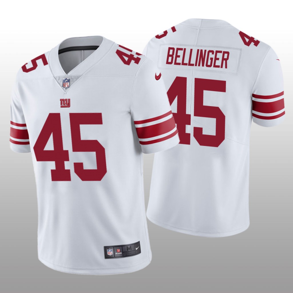 New York Giants Daniel Bellinger White Jersey Vapor Limited - Men's