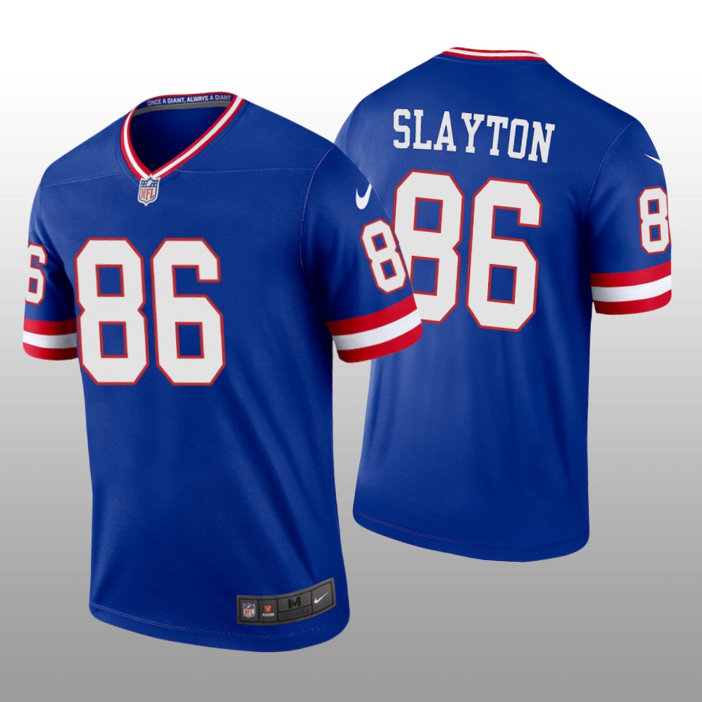 New York Giants Darius Slayton Royal Jersey Classic Legend - Men's