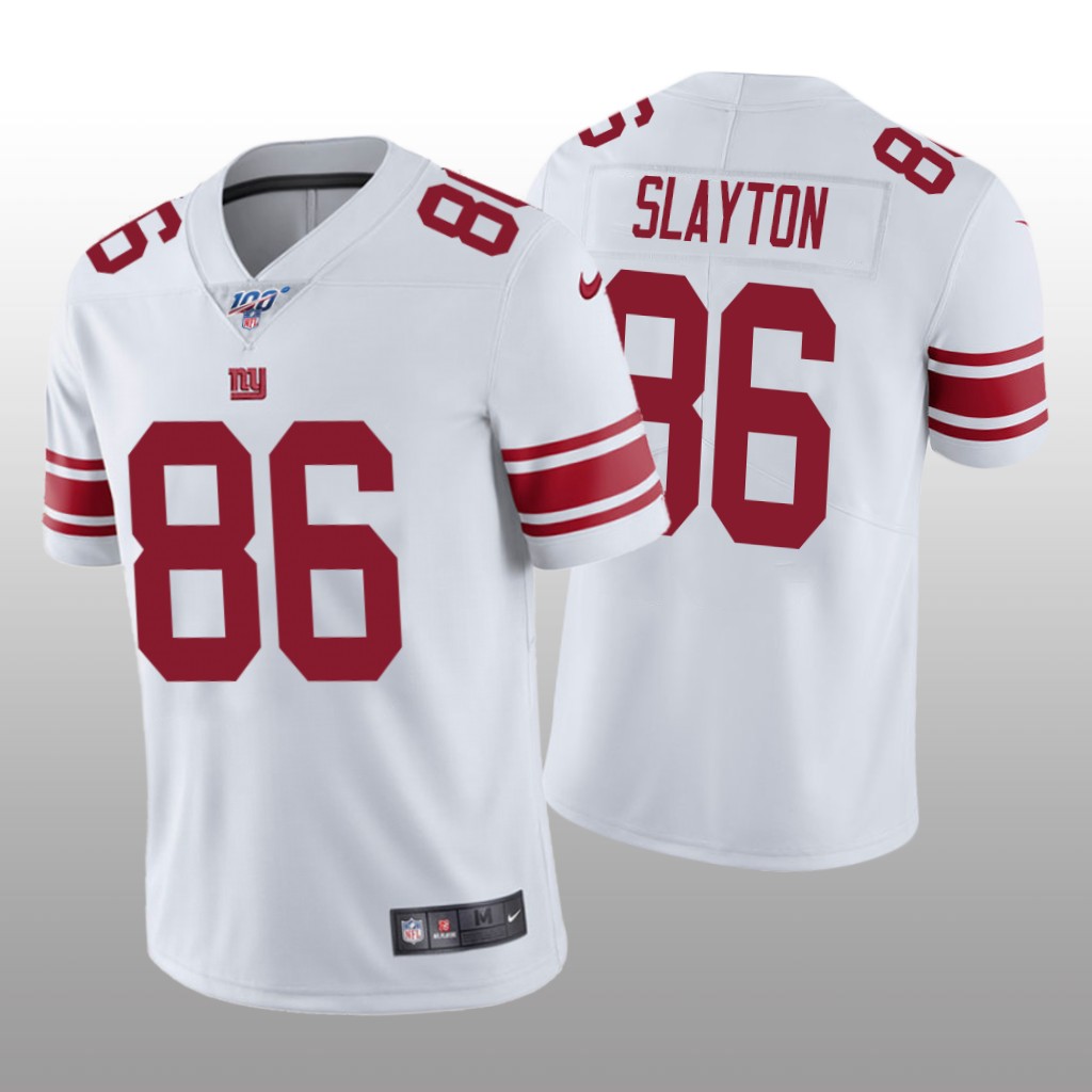 New York Giants Darius Slayton White Vapor Limited Jersey 100th Season - Men's