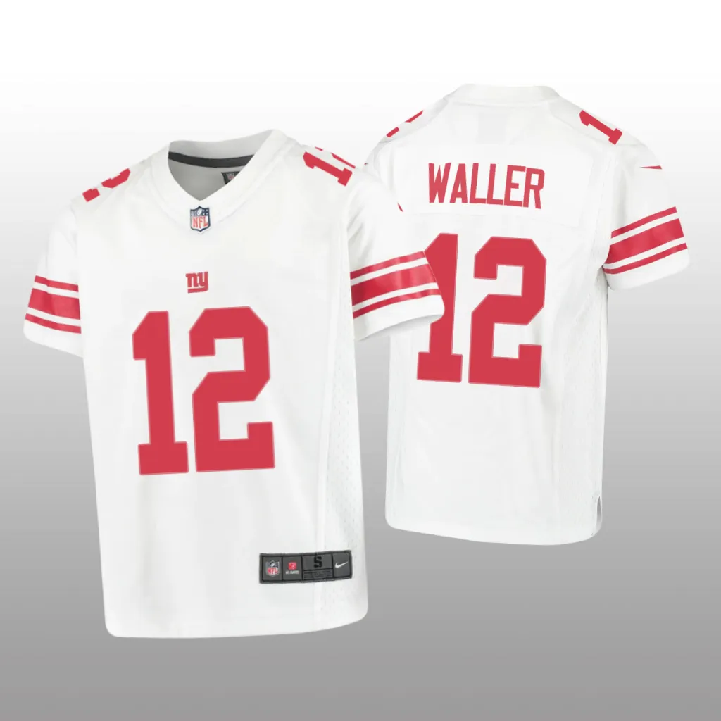 New York Giants Darren Waller White Jersey Game - Youth
