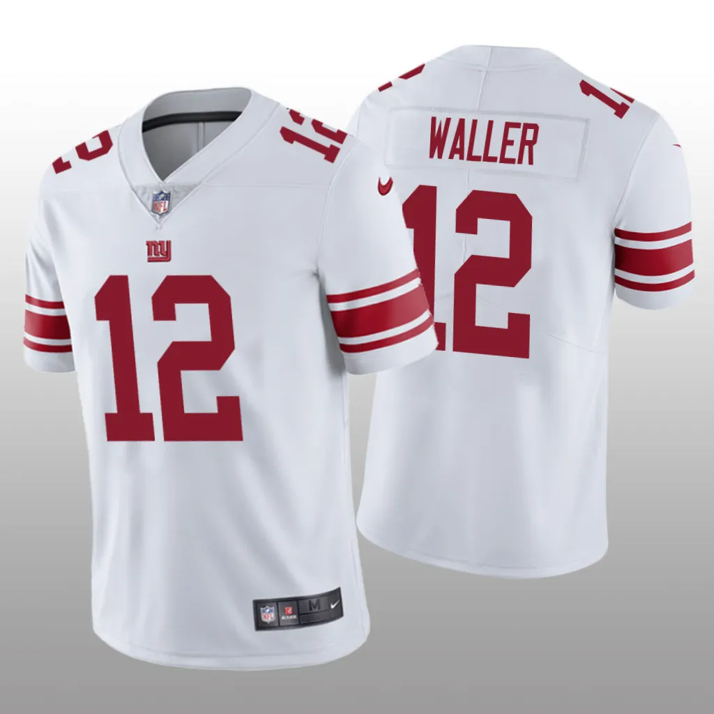 New York Giants Darren Waller White Jersey Vapor Limited - Men's